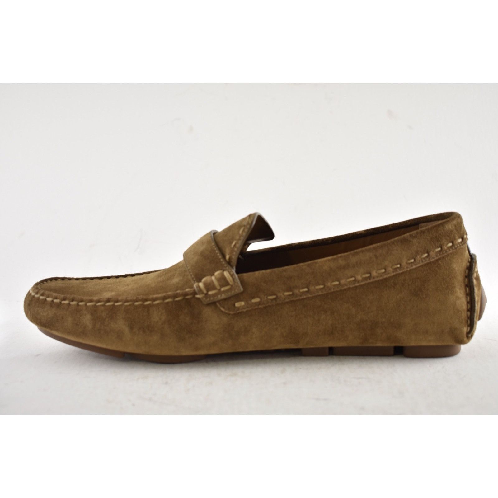 Fendi Fendi Driver Crosta Suede Brown Loafer Slip On US 12 Size US 12 / EU 45 - 13 Thumbnail