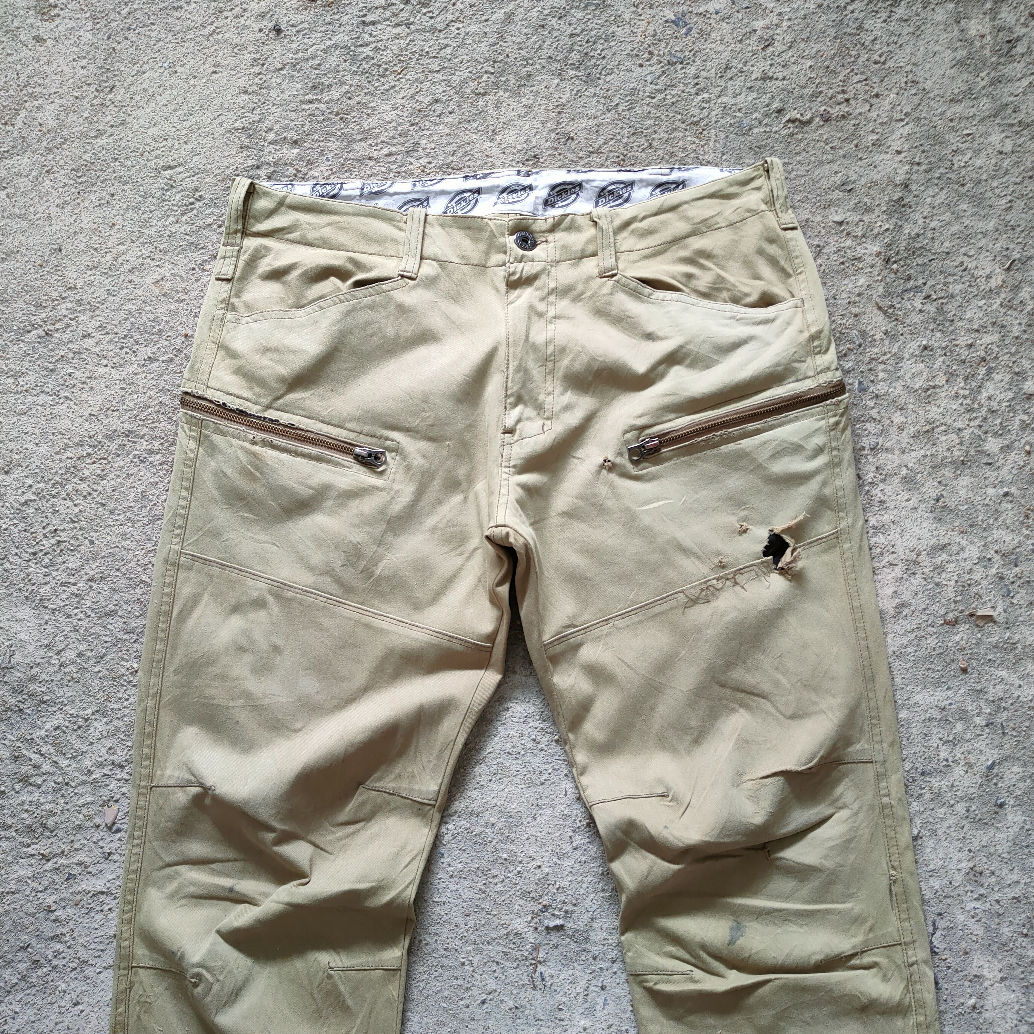 Dickies × Vintage DICKIES DISTRESSED CARGO PANTS Size US 36 / EU 52 - 3 Thumbnail