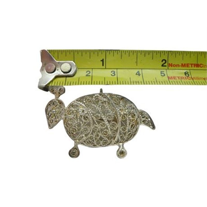 VINTAGE & RARE-1.5 5 Gram Sterling Silver Armadillo Brooch