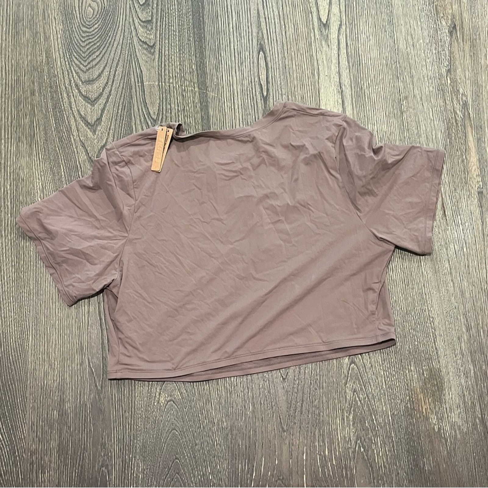SKIMS NWT Skims Fits Everybody Super Cropped T-Shirt Umber 4X Size 4XL / US 24-26 - 4 Thumbnail