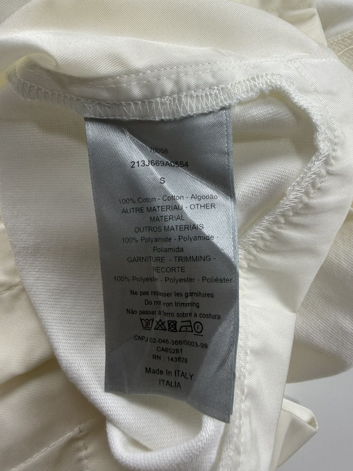 Dior × Sacai Dior x Sacai Zip Pocket Tee Size US S / EU 44-46 / 1 - 10 Thumbnail