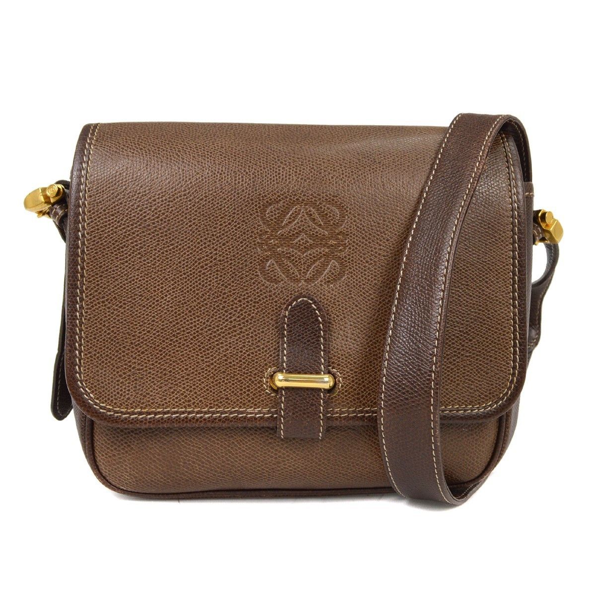 Loewe Loewe Vintage Shoulder Bag Leather Size ONE SIZE - 1 Thumbnail
