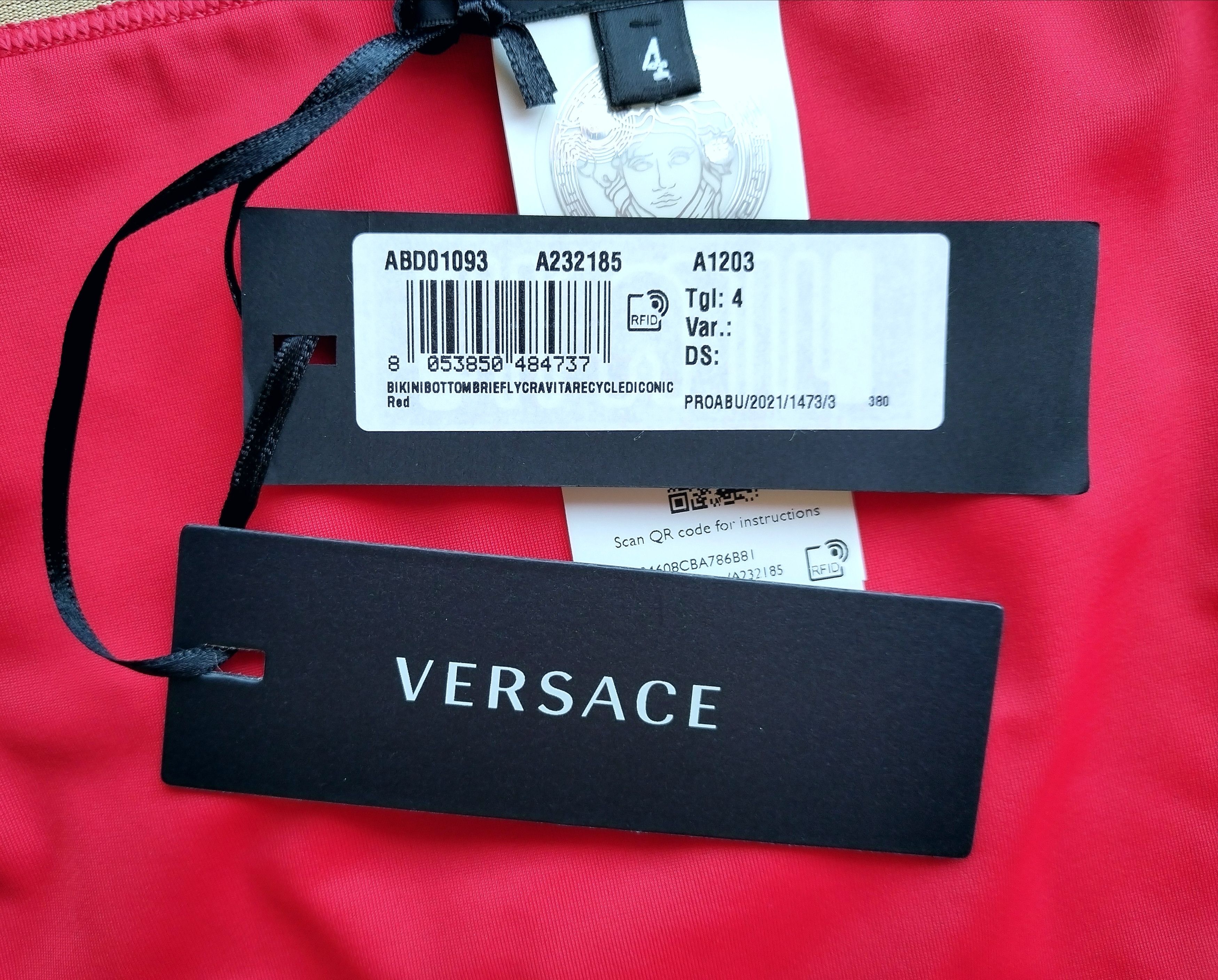 Versace Greek key / Medusa bikini bottoms Size 32" / US 10 / IT 46 - 6 Thumbnail