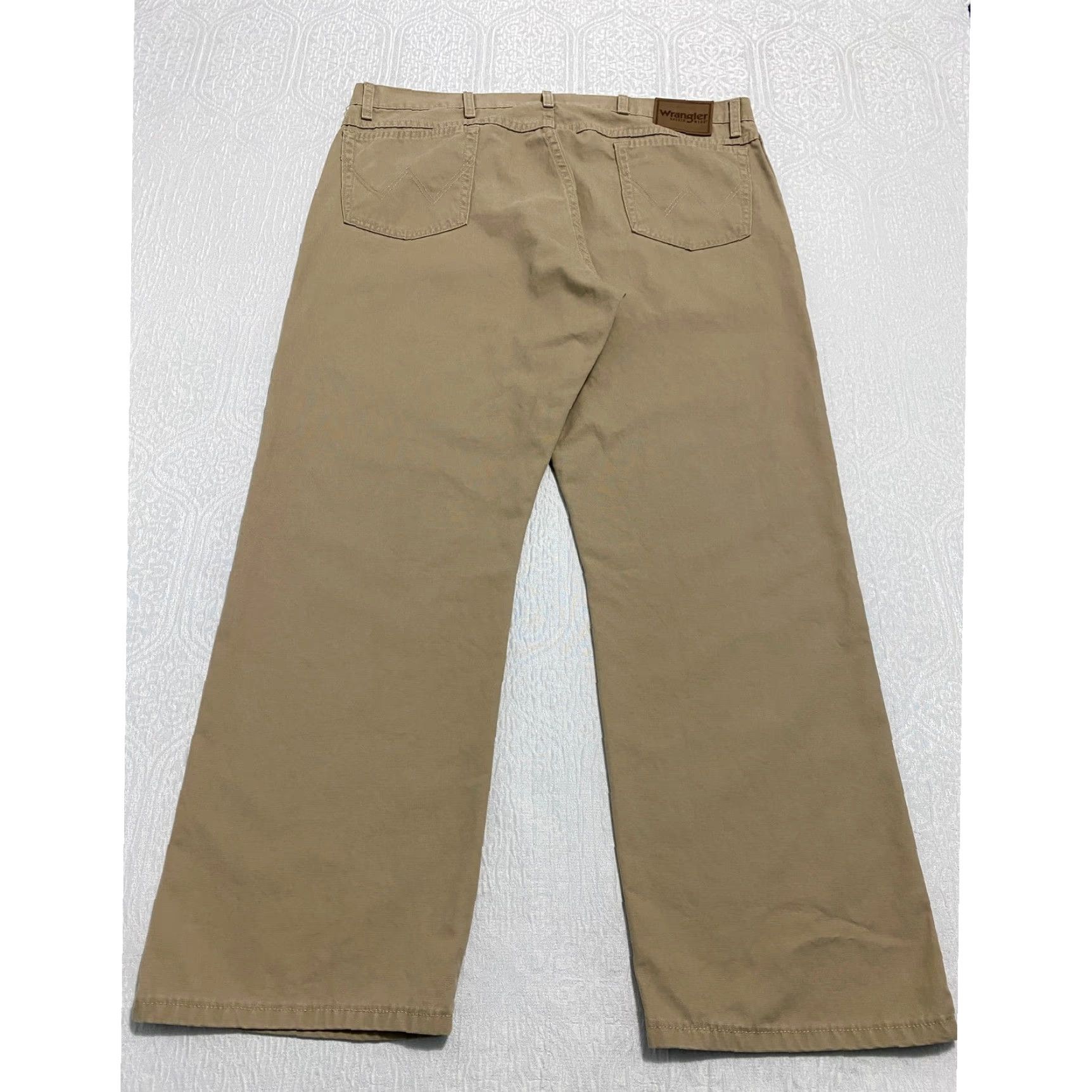 Wrangler VINTAGE Wrangler Canvas Pants Men's 40x30 Golden Khaki Wide Leg Size US 40 / EU 56 - 5 Thumbnail