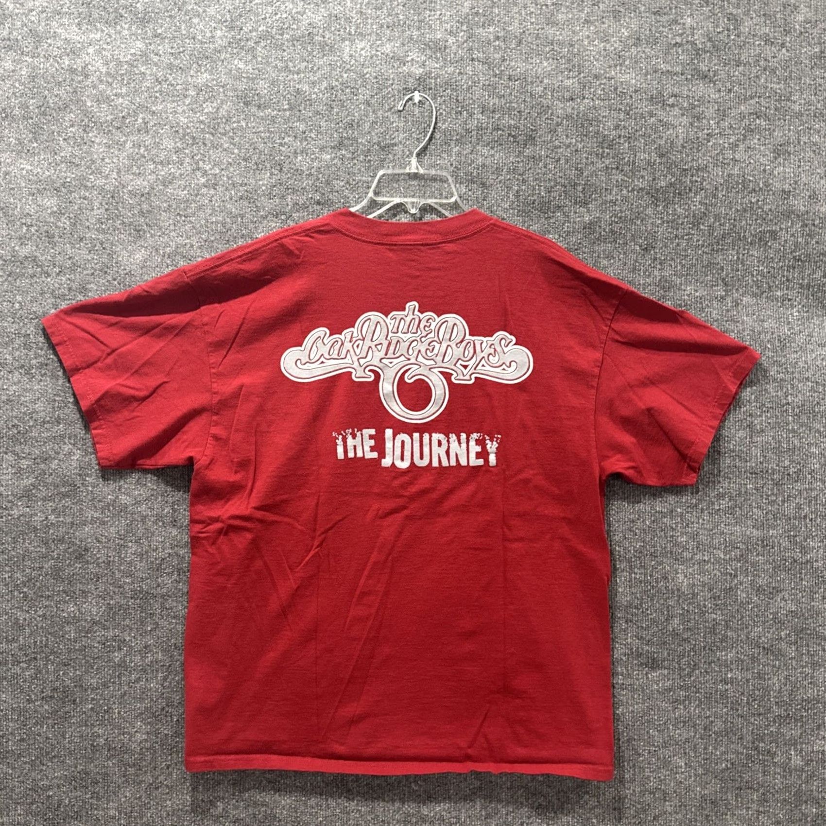Delta VINTAGE The Oak Ridge Boys Tour T-Shirt Delta XL Red Double-Sided Mens Size US XL / EU 56 / 4 - 7 Thumbnail