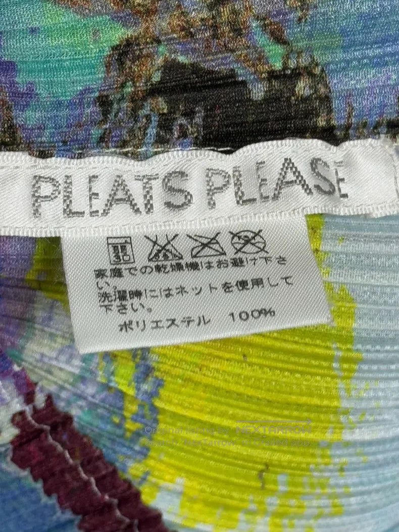 Issey Miyake Issey Miyake Blue Iris Print Top Size L / US 10 / IT 46 - 3 Thumbnail