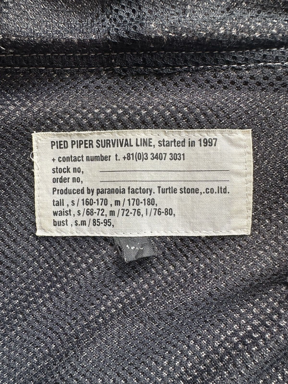 Final Home 90's PIED PIPER - Paranoia light survival jacket Size US M / EU 48-50 / 2 - 13 Thumbnail