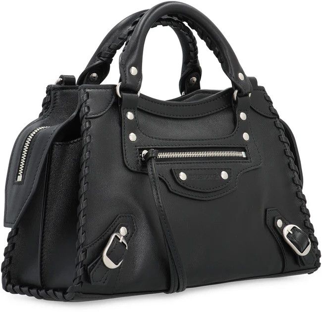 Balenciaga o1bcso1str0924 Size: OS / Neo Classic XS Handbag Laces Black Size ONE SIZE - 2 Thumbnail