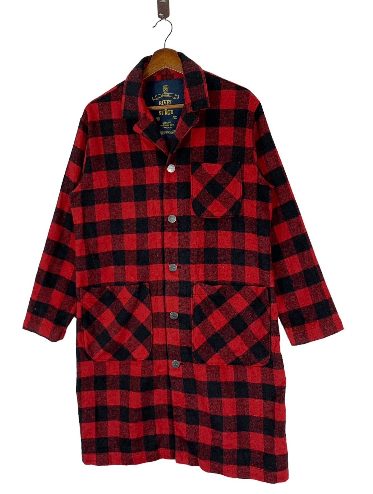 Designer × Vintage VINTAGE DESIGNER RIVET AND SURGE TARTAN WOMEN JACKET Size M / US 6-8 / IT 42-44 - 2 Thumbnail