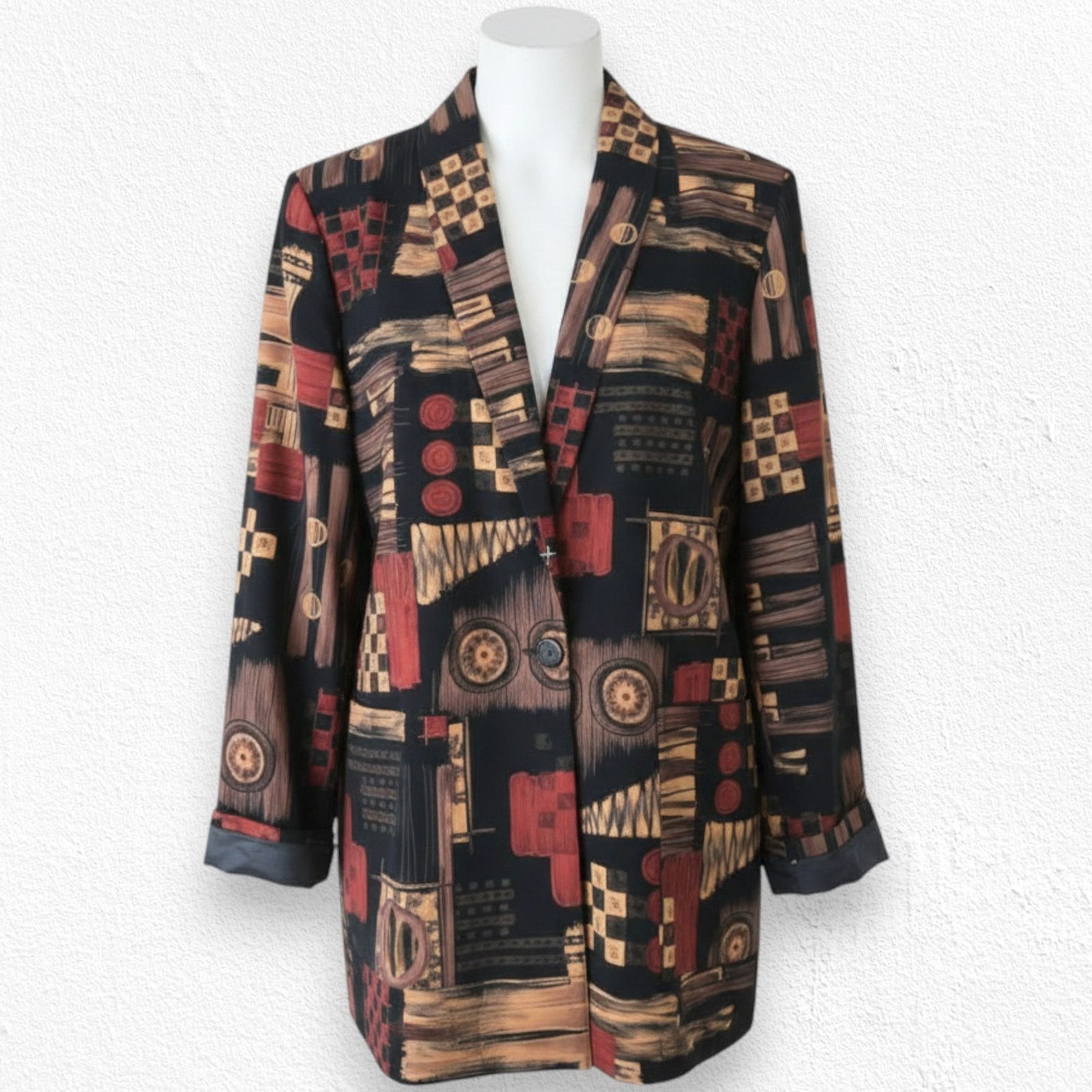 Vintage Vintage Wearable Art Single Breasted Blazer Size Small Size S / US 4 / IT 40 - 8 Thumbnail