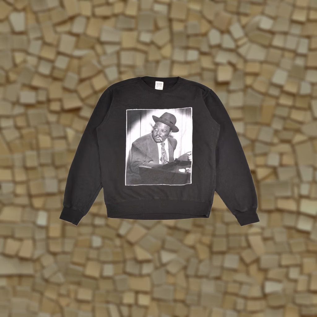 Vintage Rosser Riddle New York Vintage Cotton Blend Pullover Sweatshirt M Black USA Buttons Size US M / EU 48-50 / 2 - 1 Thumbnail