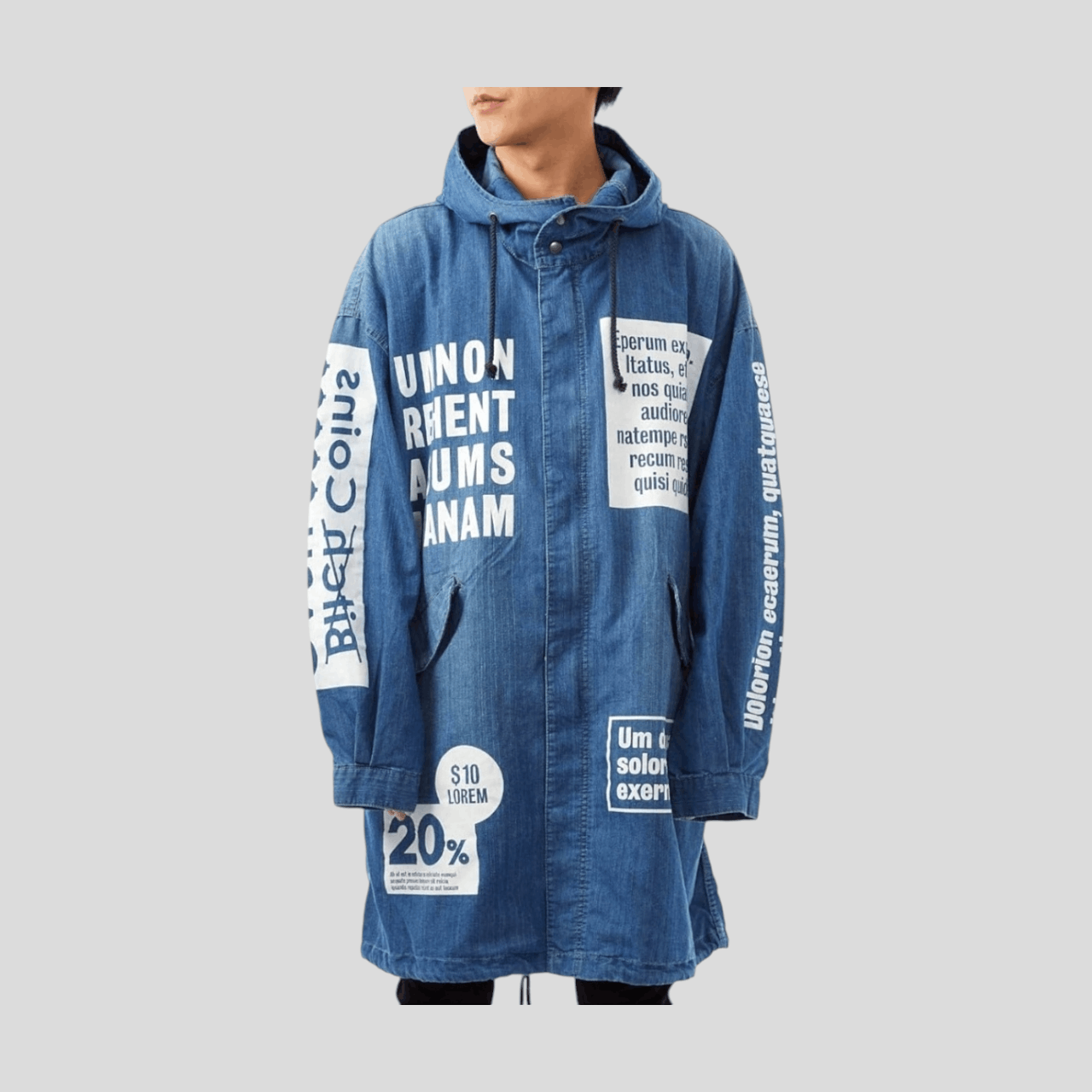 Japanese Brand × Punk and Yo Big Silhouette Mod Coat Fishtail Parka Raf Simons Inspired Size US L / EU 52-54 / 3 - 1 Thumbnail