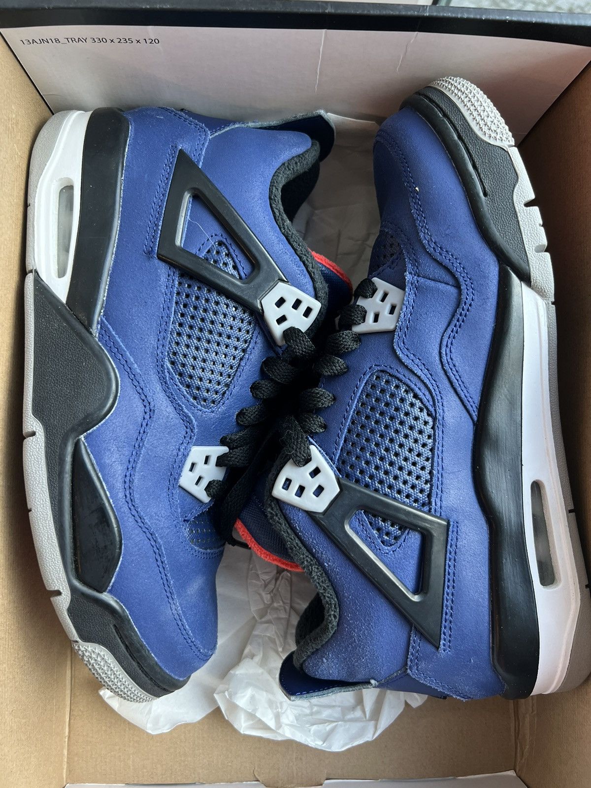 Jordan Brand × Nike Nike Air Jordan 4 Winter Loyal Blue size 7 Size US 7 / EU 40 - 9 Thumbnail