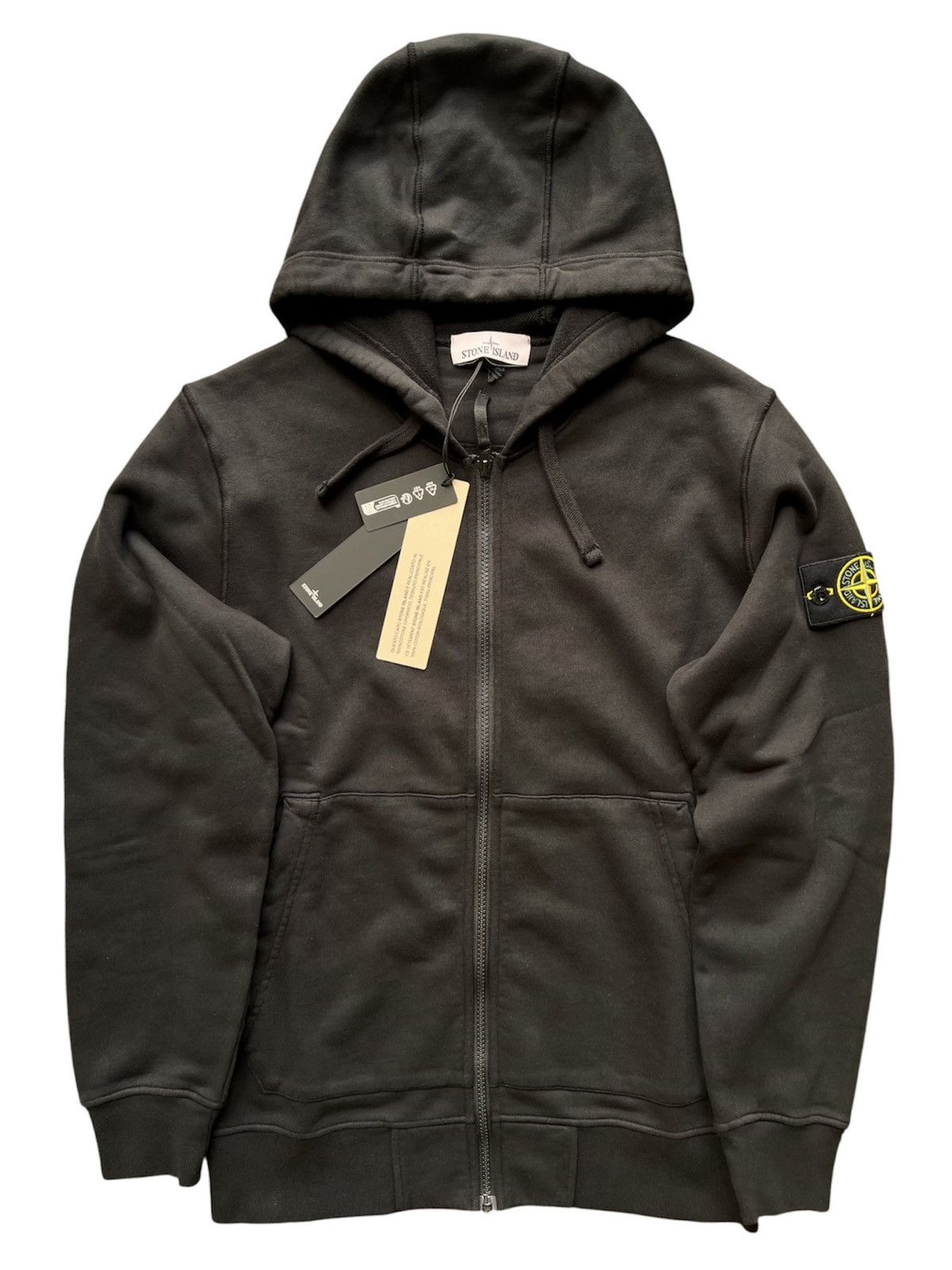 Massimo Osti × Stone Island Stone Island Black Hoodie Sweatshirt