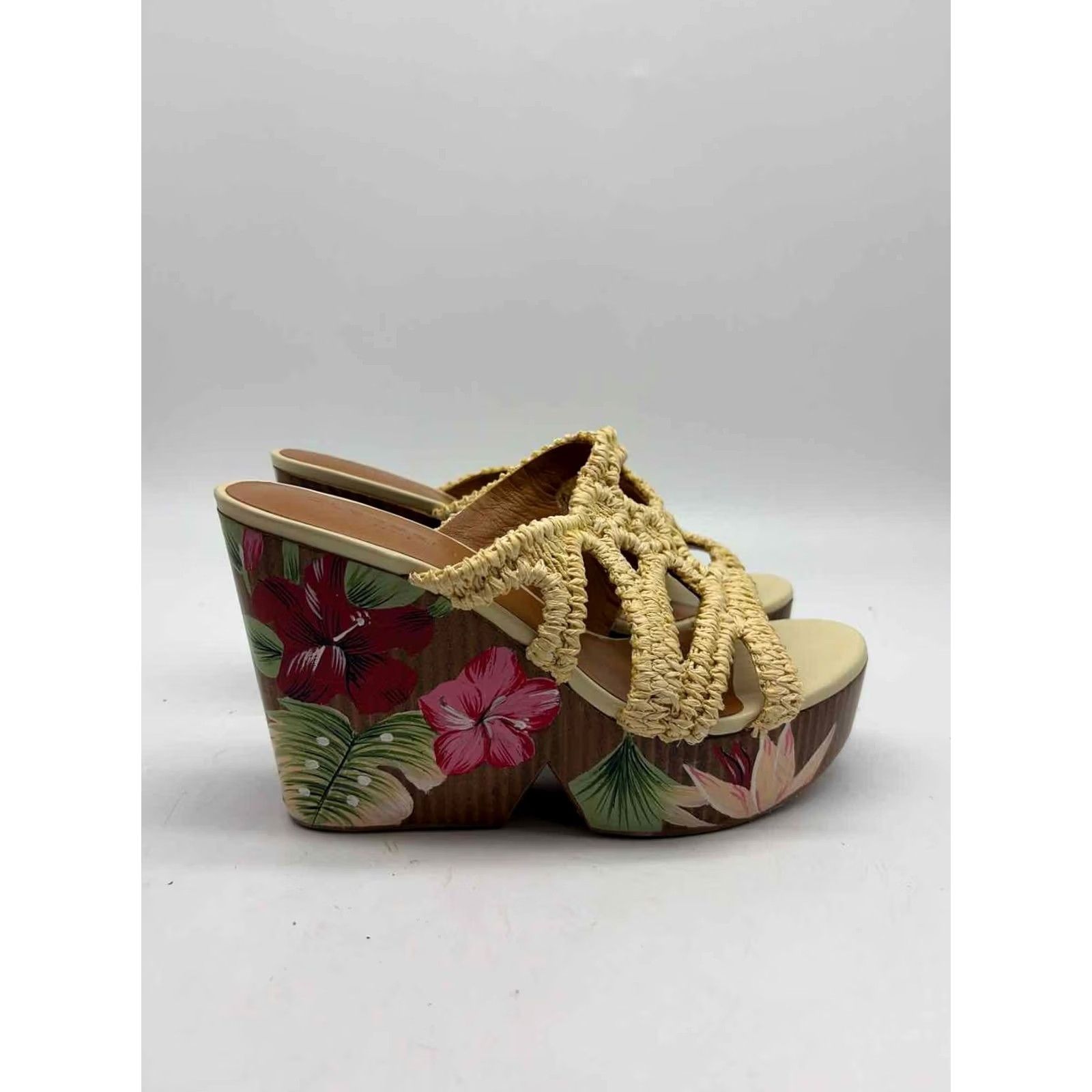 Vintage Robert Clergerie Ivory Size 37 Wedge Heels Size US 7 / IT 37 - 4 Thumbnail