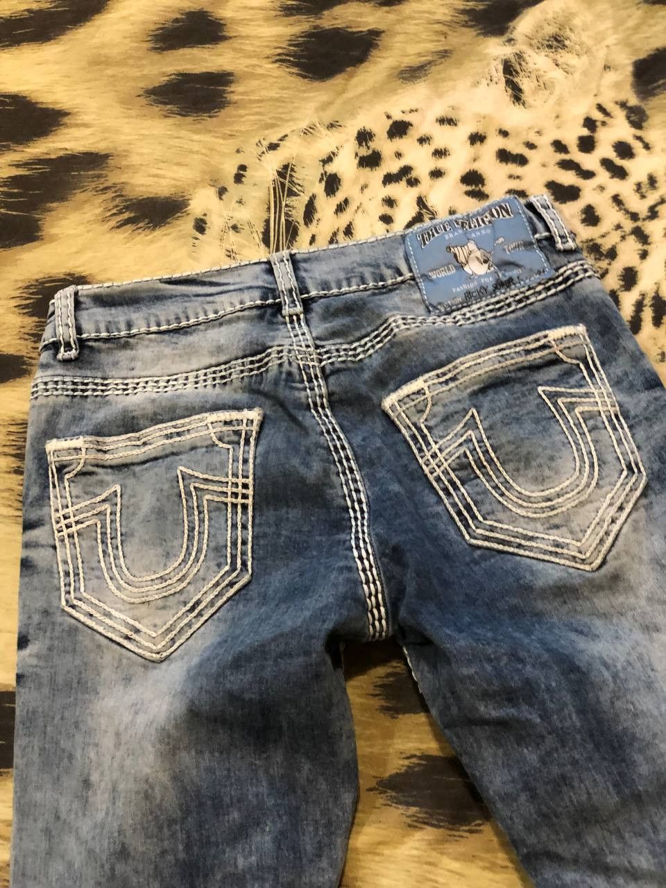 True Religion Vintage Y2k True Religion Big Logo Jeans Size 32" / US 10 / IT 46 - 23 Thumbnail