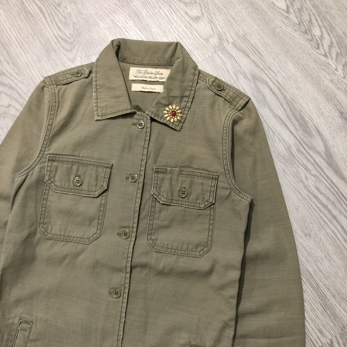 Remi Relief 🇯🇵 Remi Relief Japan Workshirt Double Pocket Military Green Size US XS / EU 42 / 0 - 2 Thumbnail