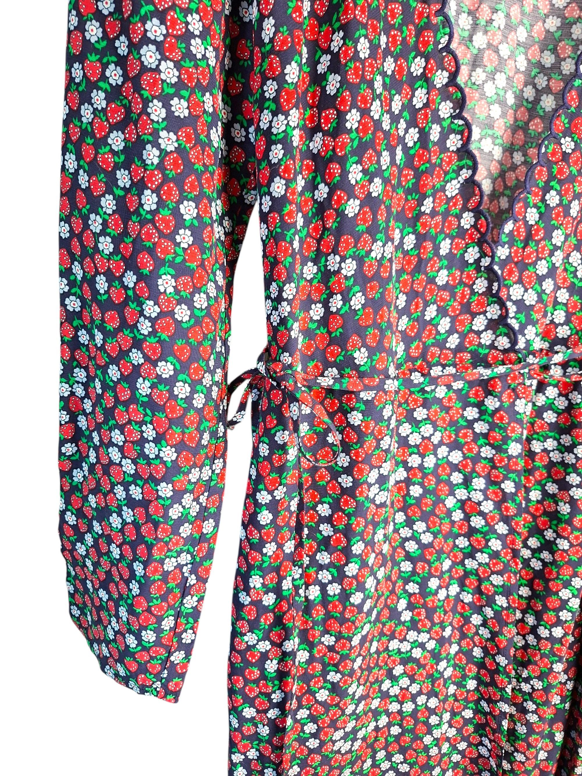 & Other Stories &Other Stories Paris Atelier Strawberry Wrap Mini Dress Size S / US 4 / IT 40 - 3 Thumbnail