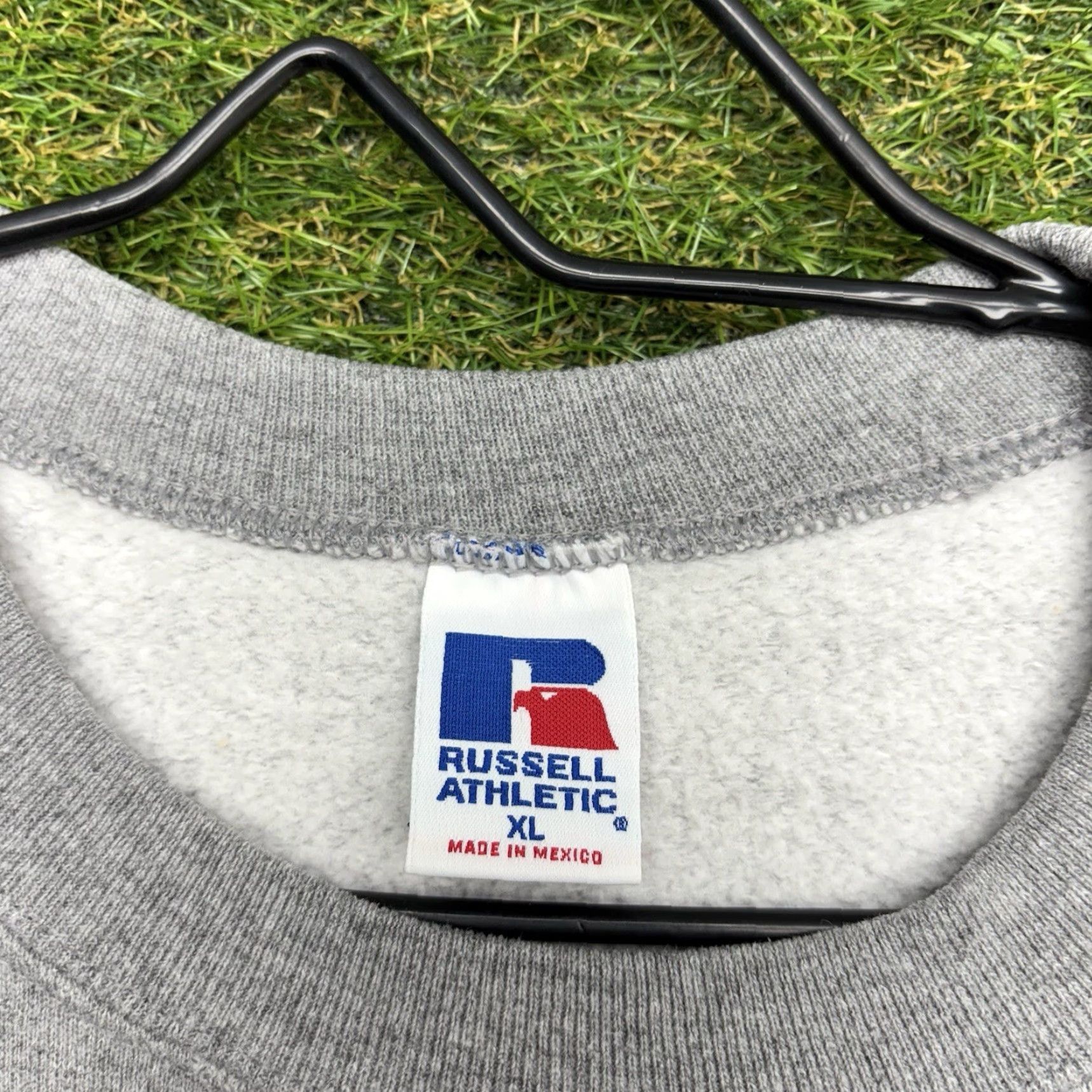 Russell Athletic VINTAGE Siena Heights University Sweatshirt Mens XL College University of Siena Pullover Hooded Cotton Blend Gray Size US XL / EU 56 / 4 - 7 Thumbnail