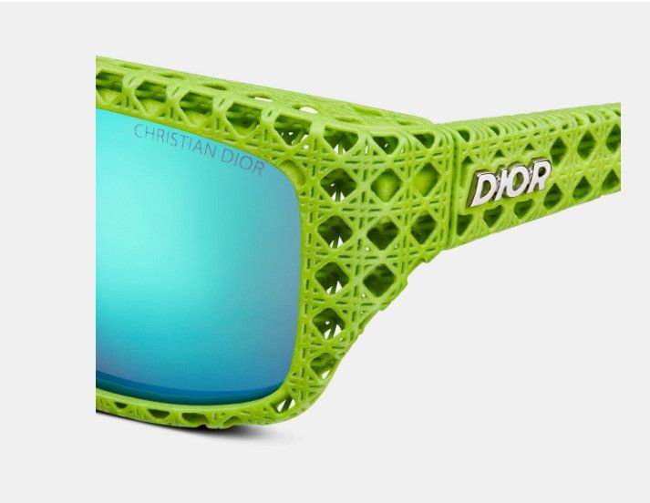 Dior o1w1db11124 Size: OS / Rectangular Sunglasses in Green Size ONE SIZE - 4 Thumbnail