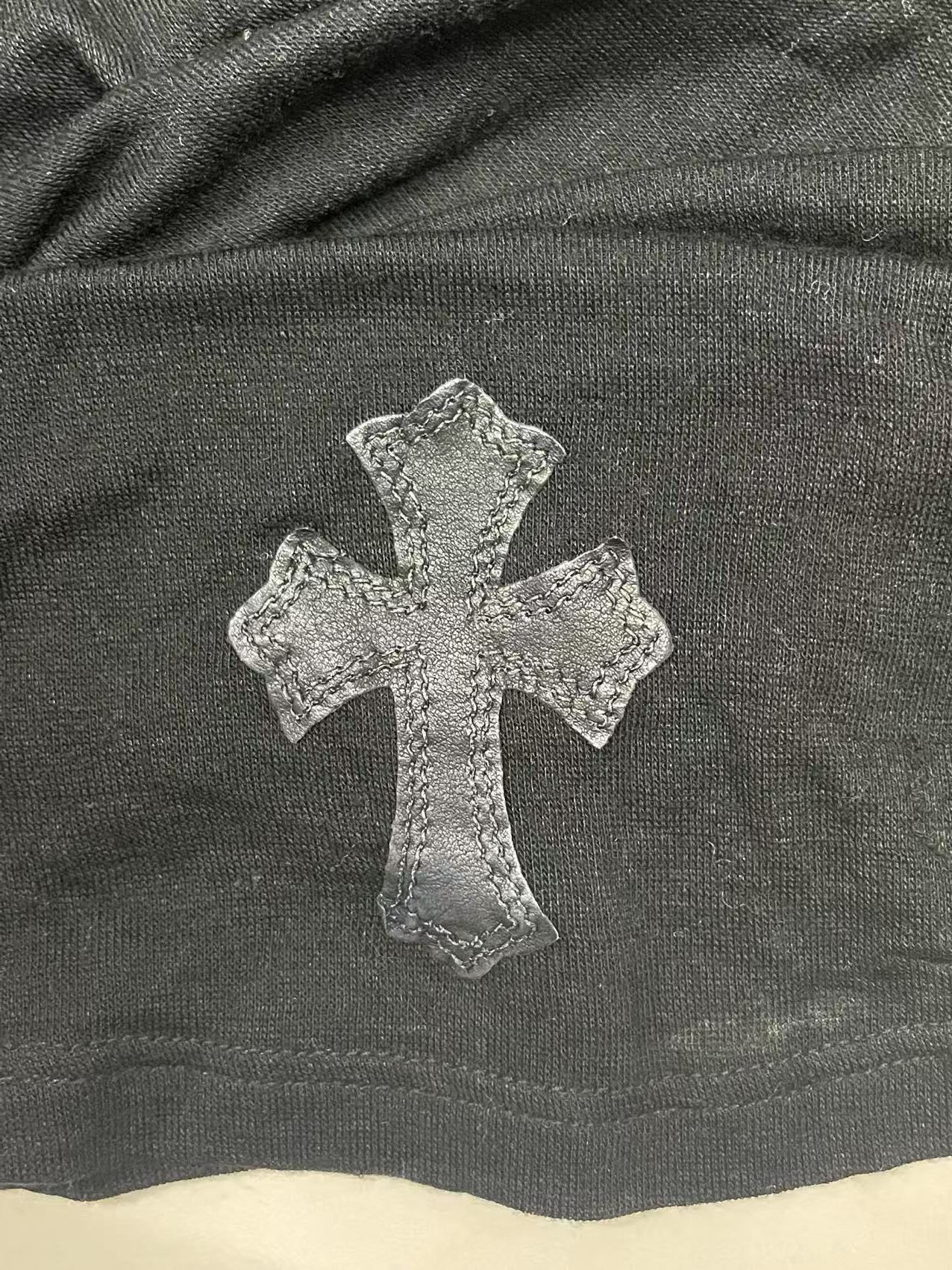 Chrome Hearts Chrome Hearts Leather Cross Black Long Sleeve T-shirt Tee Size S / US 4 / IT 40 - 7 Thumbnail