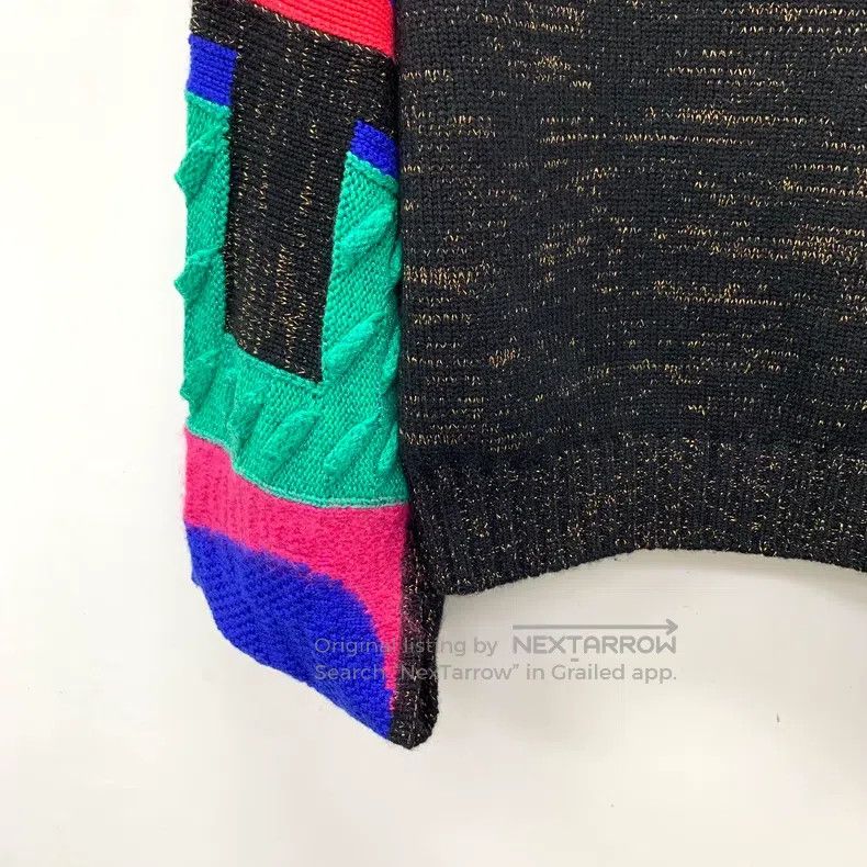 Chanel Chanel Colour block geometric colour block inlaid cashmere Size S / US 4 / IT 40 - 4 Thumbnail