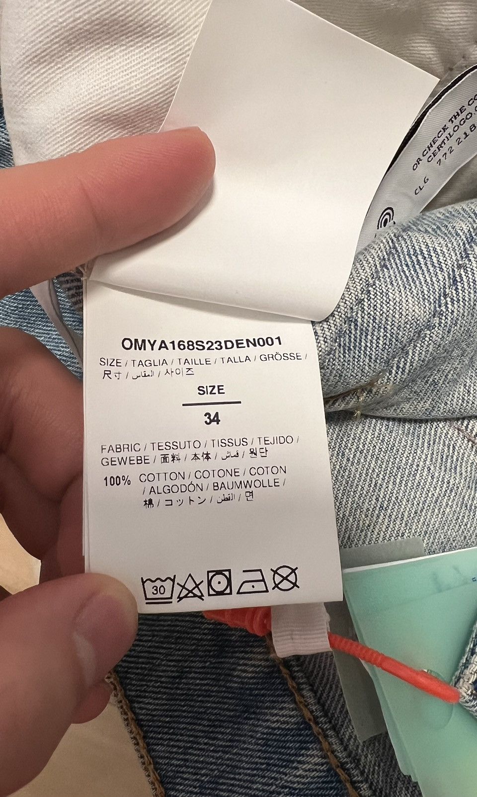 Off-White Off-White Bees Carpenter Jeans Size US 34 / EU 50 - 19 Thumbnail