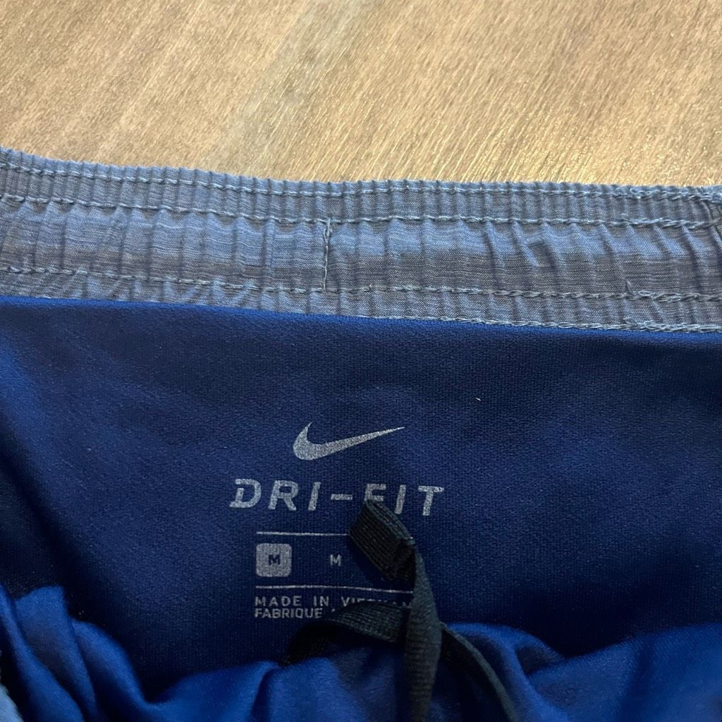Nike Nike Blue Athletic Workout Shorts Men Medium Bin J-6 Size US 32 / EU 48 - 3 Thumbnail