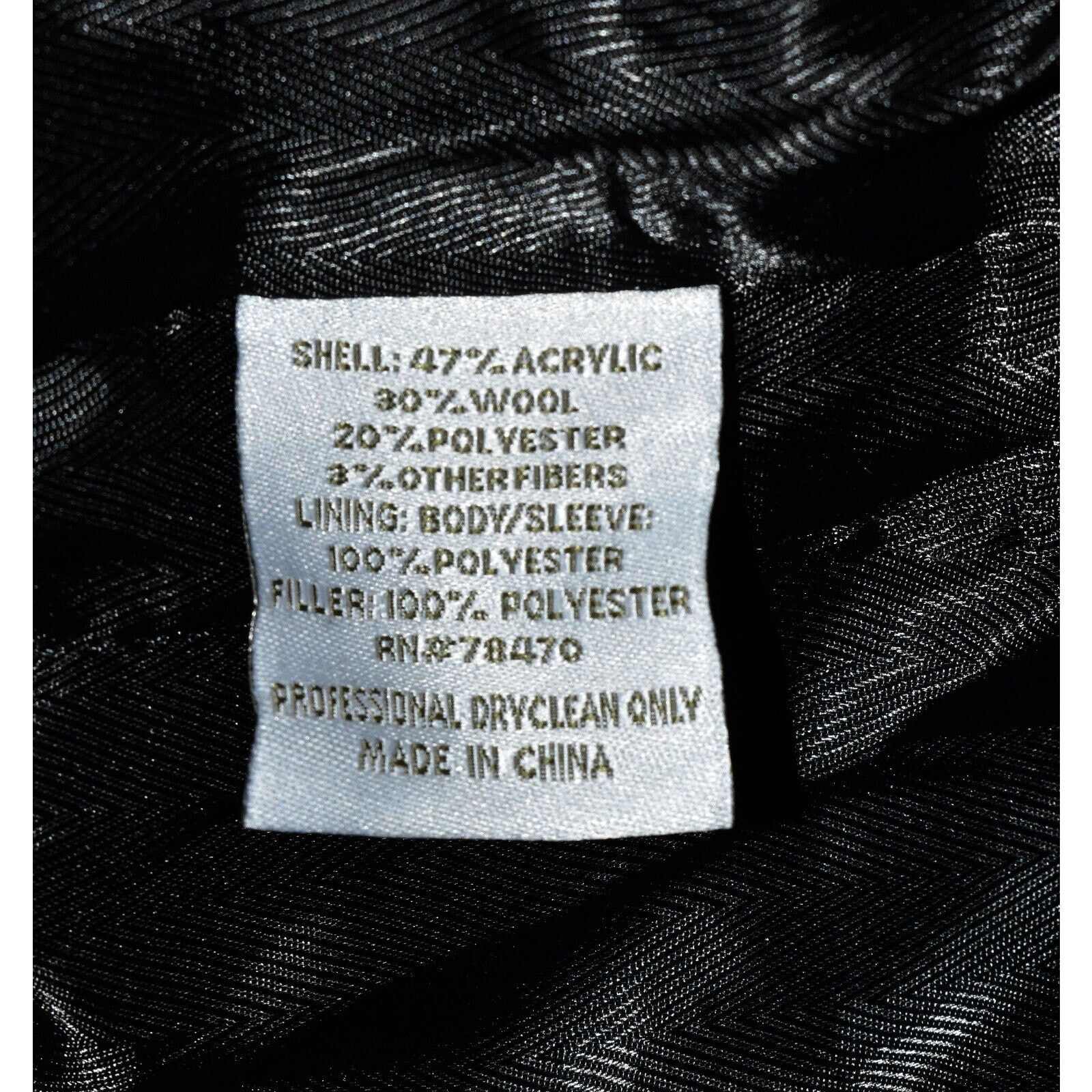 Joseph Abboud C2 NWT JOSEPH ABBOUD Charcoal Wool Sailer Pea Coat Jacket M Size US M / EU 48-50 / 2 - 9 Thumbnail