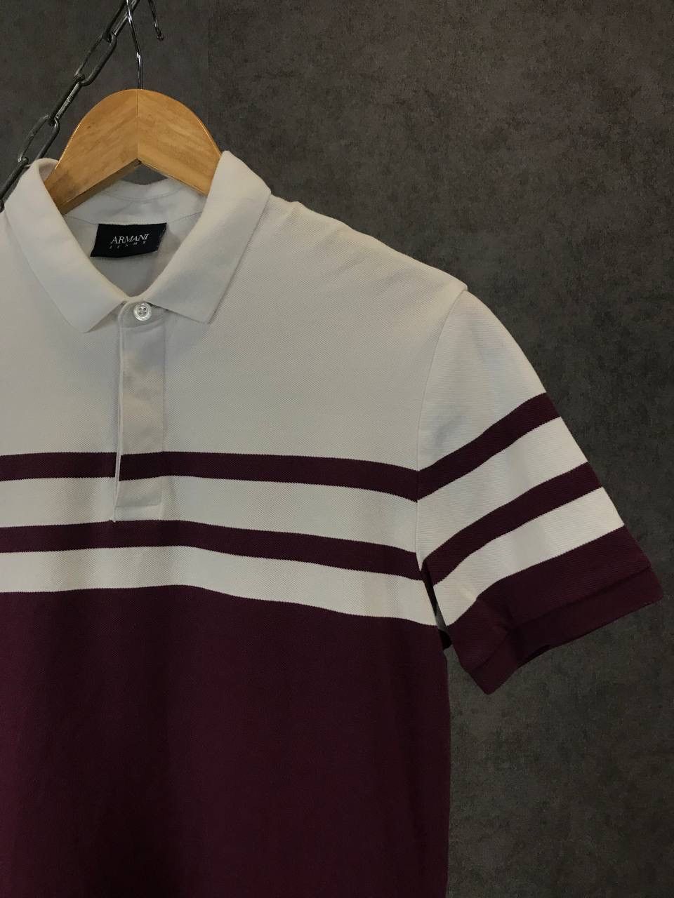 Armani × Designer Armani Jeans designer polo tee Size US S / EU 44-46 / 1 - 2 Thumbnail