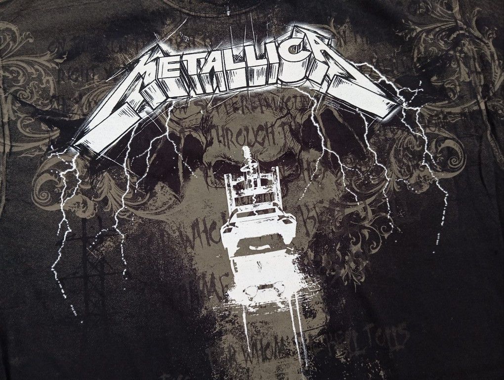 Metallica NOS 2008 Metallica Ride The Lightning tshirt 🤘🎸 Size US XXL / EU 58 / 5 - 1 Thumbnail