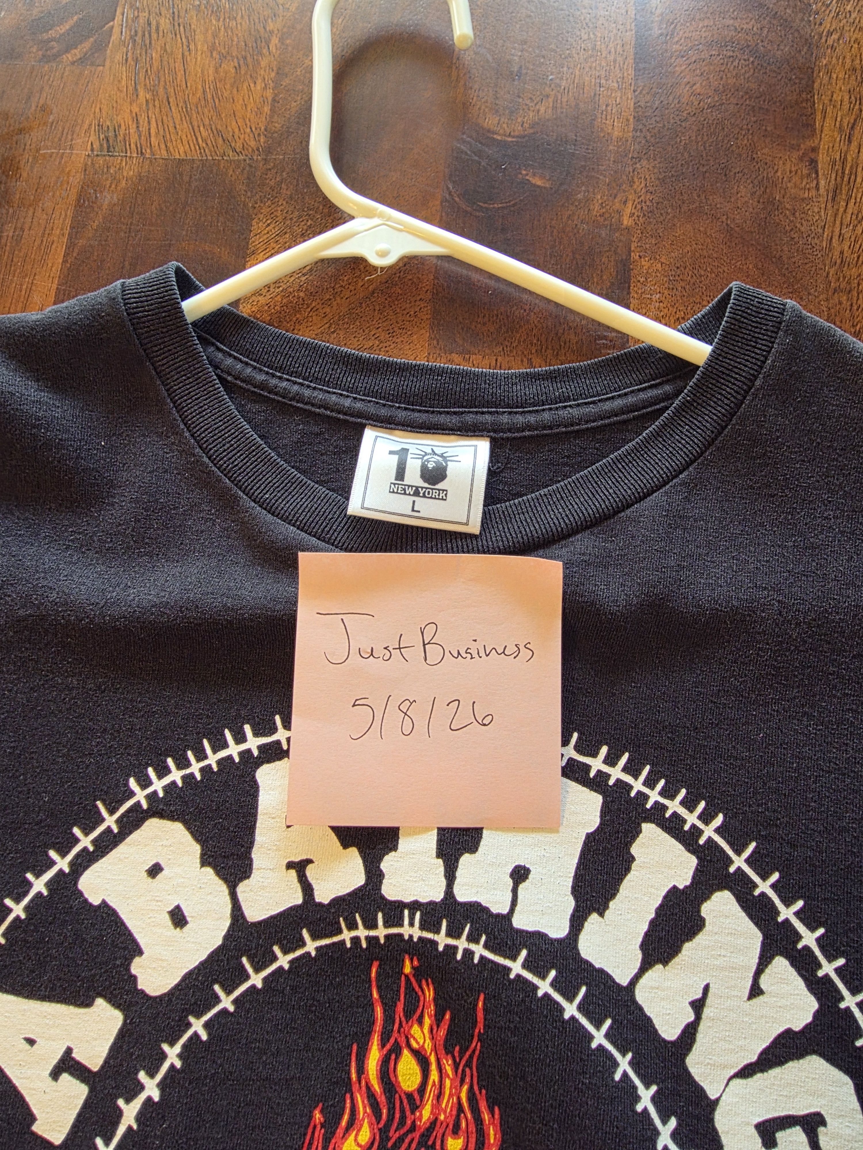 Bape Bape x Travis Scott 10th Anniversary Tee Size US L / EU 52-54 / 3 - 8 Thumbnail