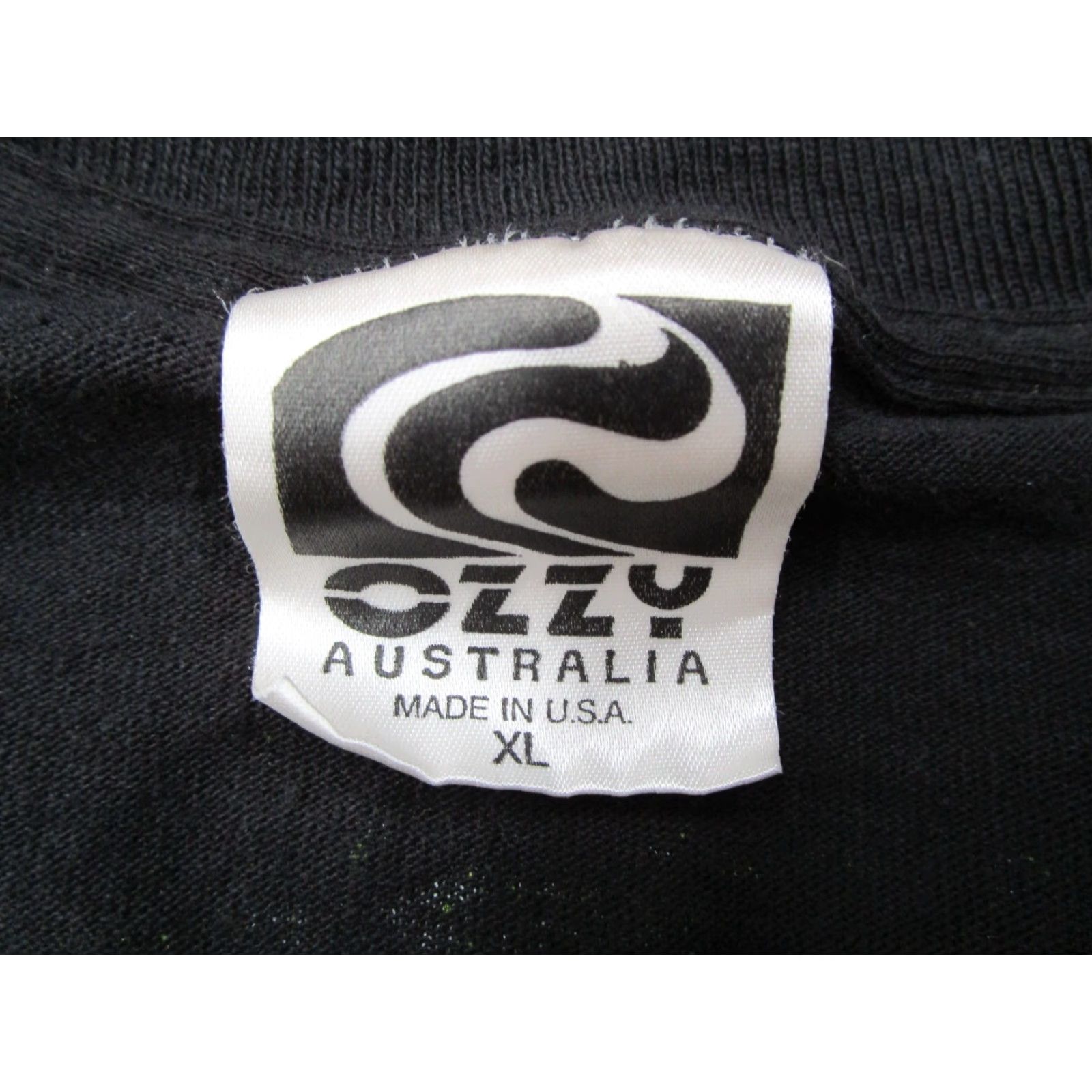 Vintage VINTAGE Ozzy Australia Shirt Mens XL Black Short Sleeve Crew Neck 90s Graphic Tee Made in USA Size US XL / EU 56 / 4 - 3 Thumbnail