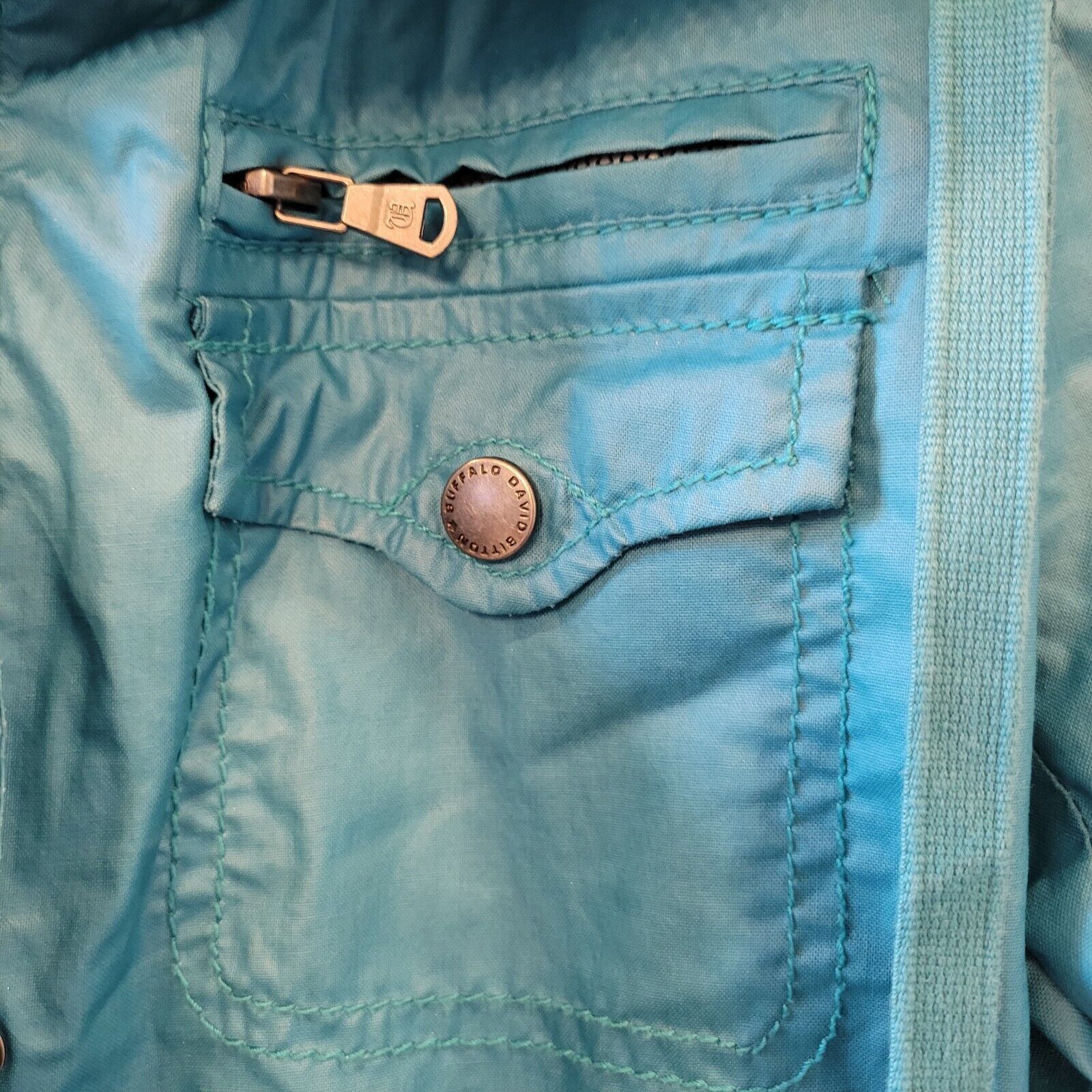 Buffalo David Bitton Buffalo David Bitton Button Up Full Zip Hooded Jacket Coat S Size S / US 4 / IT 40 - 4 Thumbnail