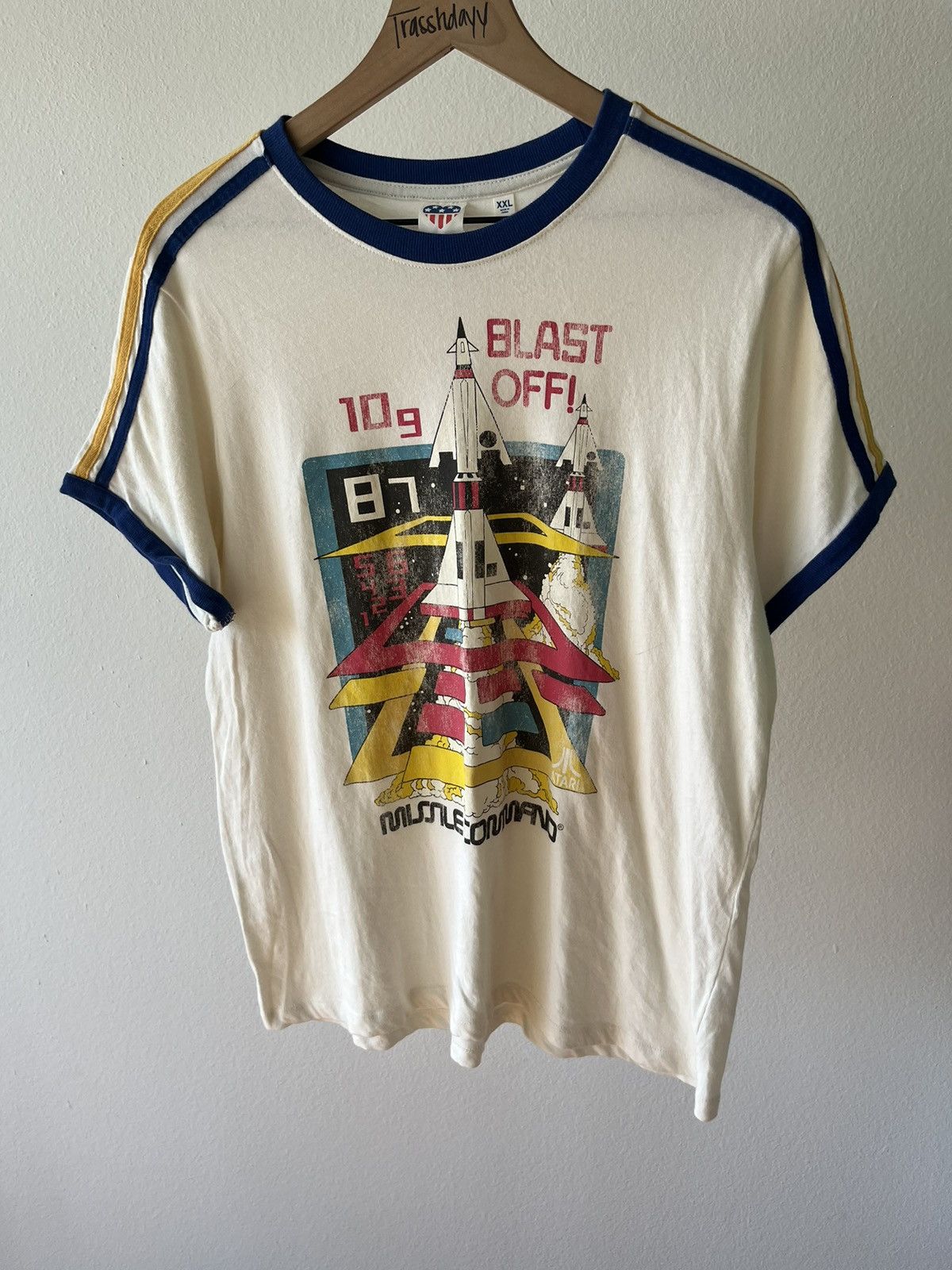 Vintage Atari Game Missile Command retro Tee Size US S / EU 44-46 / 1 - 1 Thumbnail