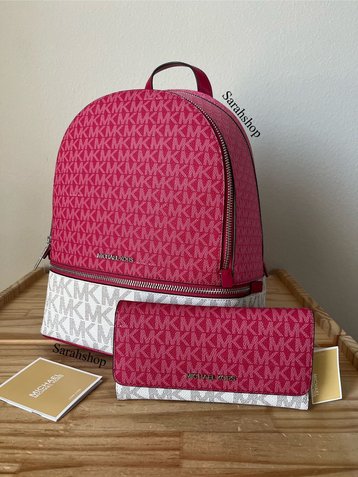 Michael Kors Michael Kors Rhea medium zip backpack set Size ONE SIZE - 1 Thumbnail