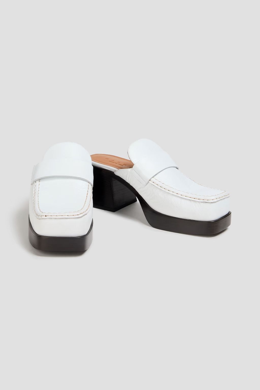 Marni o1y1025 Mules in White Size US 9 / IT 39 - 4 Thumbnail