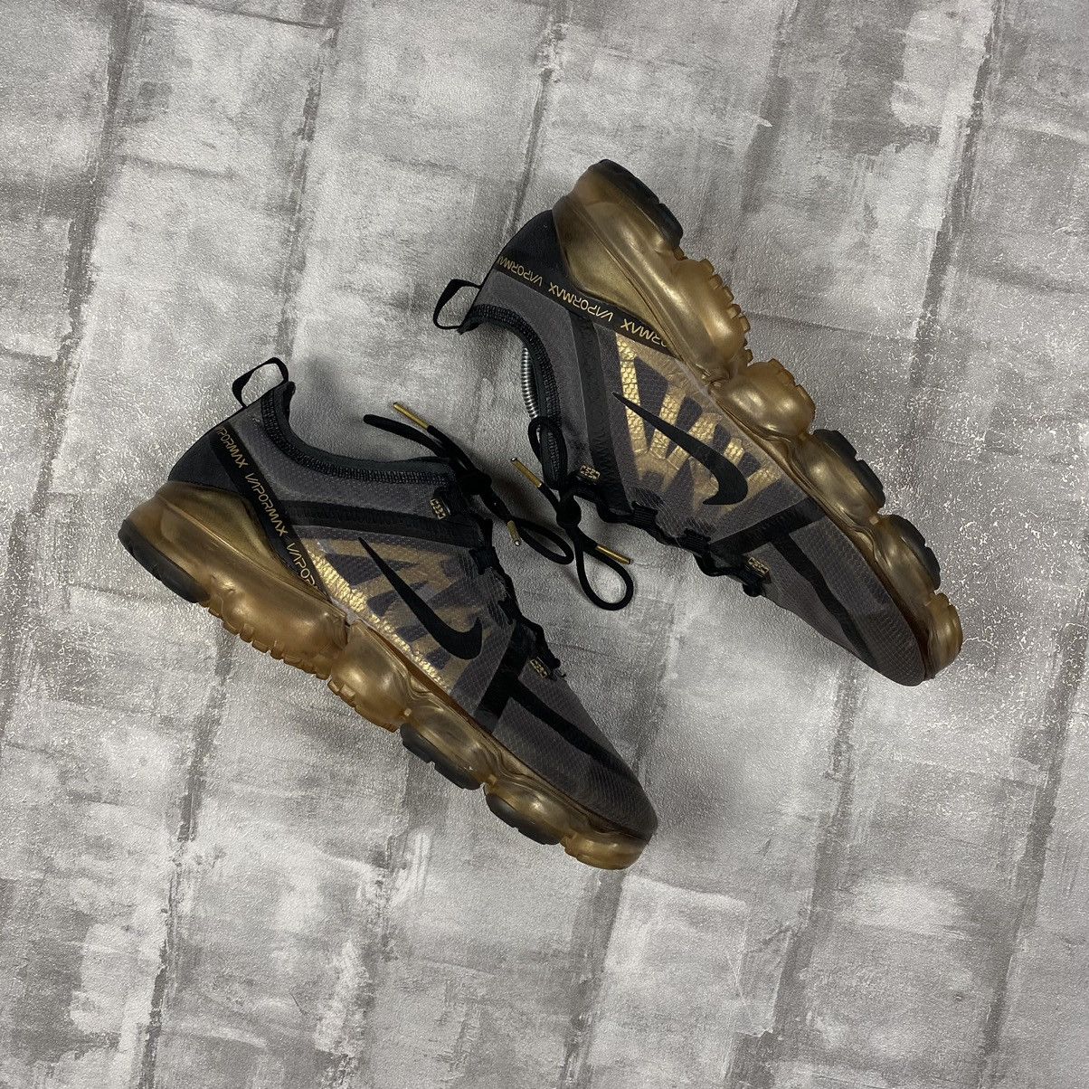 Nike Air Vapormax 2019 Black Gold Size