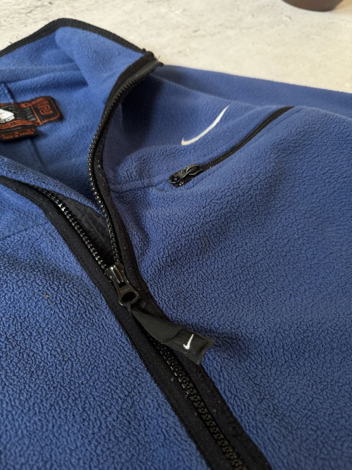 Nike × Nike ACG × Vintage NIKE ACG TEDDY FLEECE VINTAGE 00s y2k BAGGY ZIP HOODIE LOGO Size US L / EU 52-54 / 3 - 9 Thumbnail