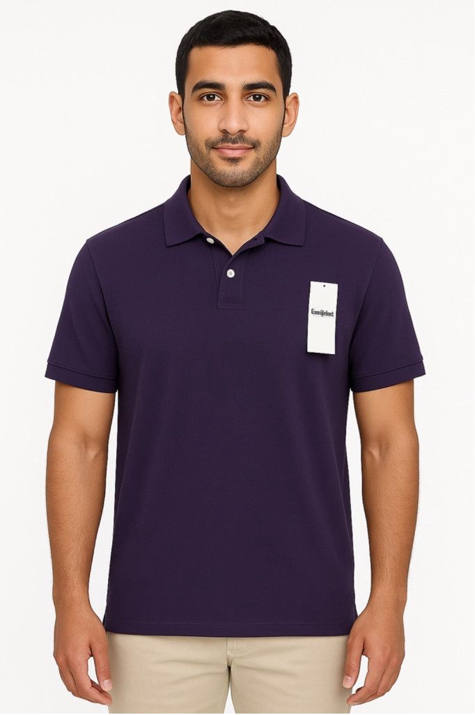 Other Goodfellow & Co Loring Polo Shirt Purple Size M NWT Size US M / EU 48-50 / 2 - 1 Thumbnail