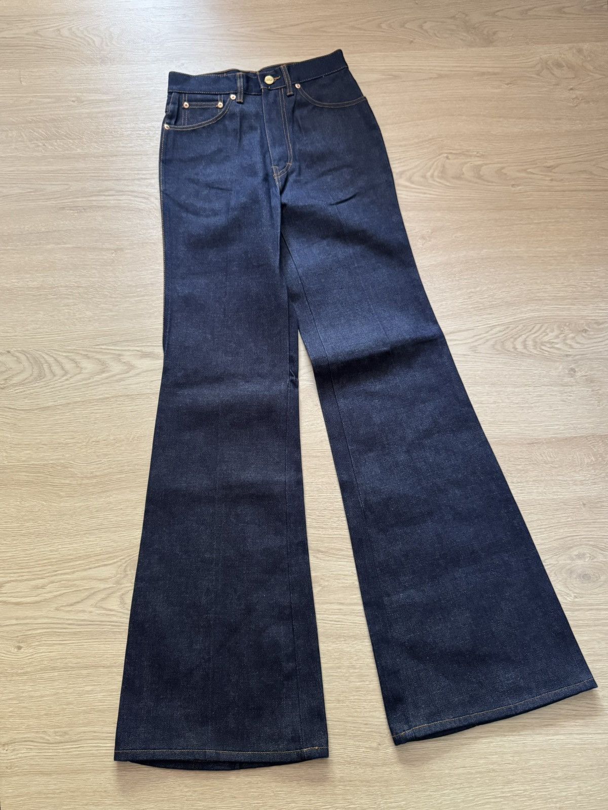Brutus Vintage 70’s Brutus Gold Women’s Jeans Baggy Hippie Pants Size 28" / US 6 / IT 42 - 1 Thumbnail