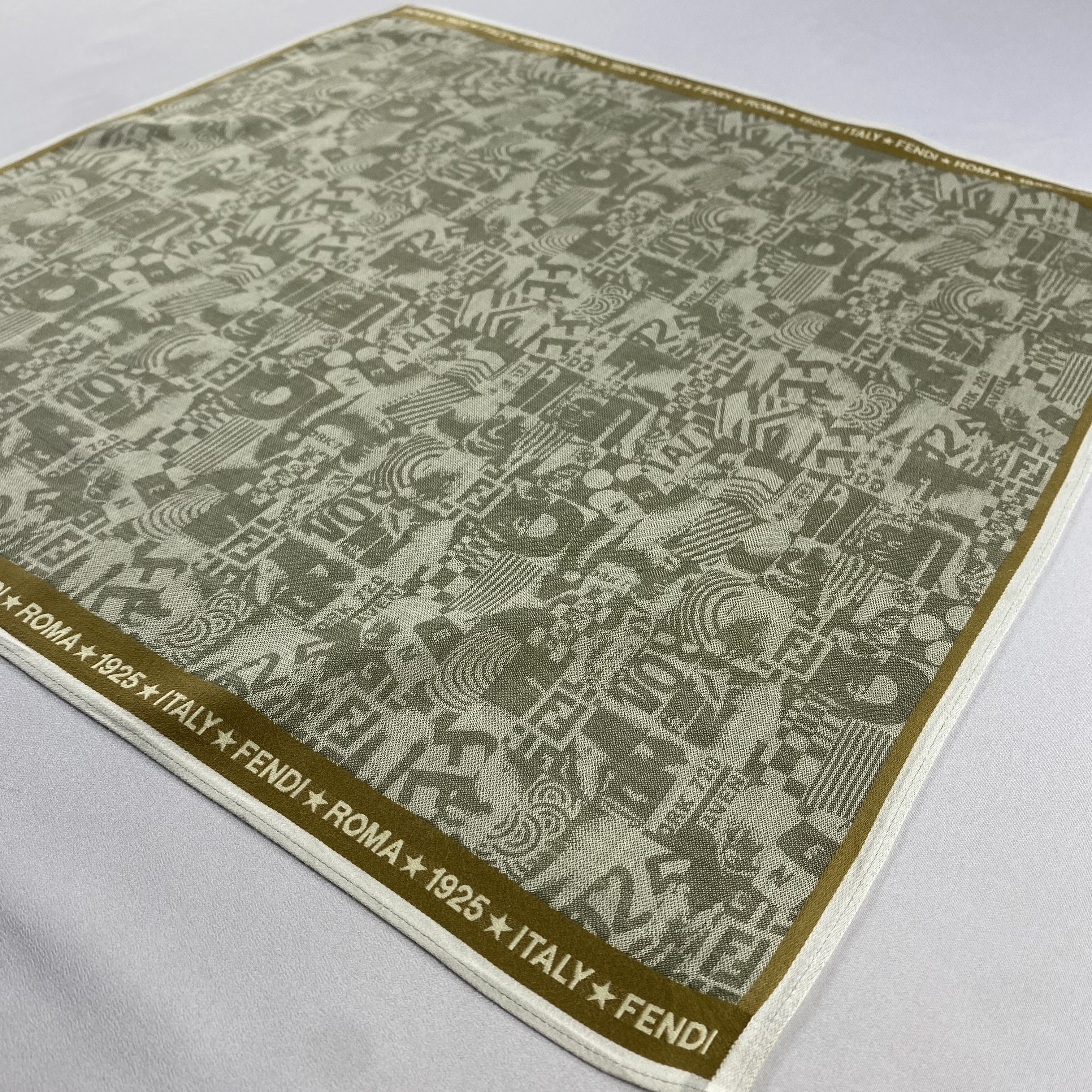 Vintage Fendi Handkerchief / Neckerchief / Bandana-P968 Size ONE SIZE - 2 Thumbnail
