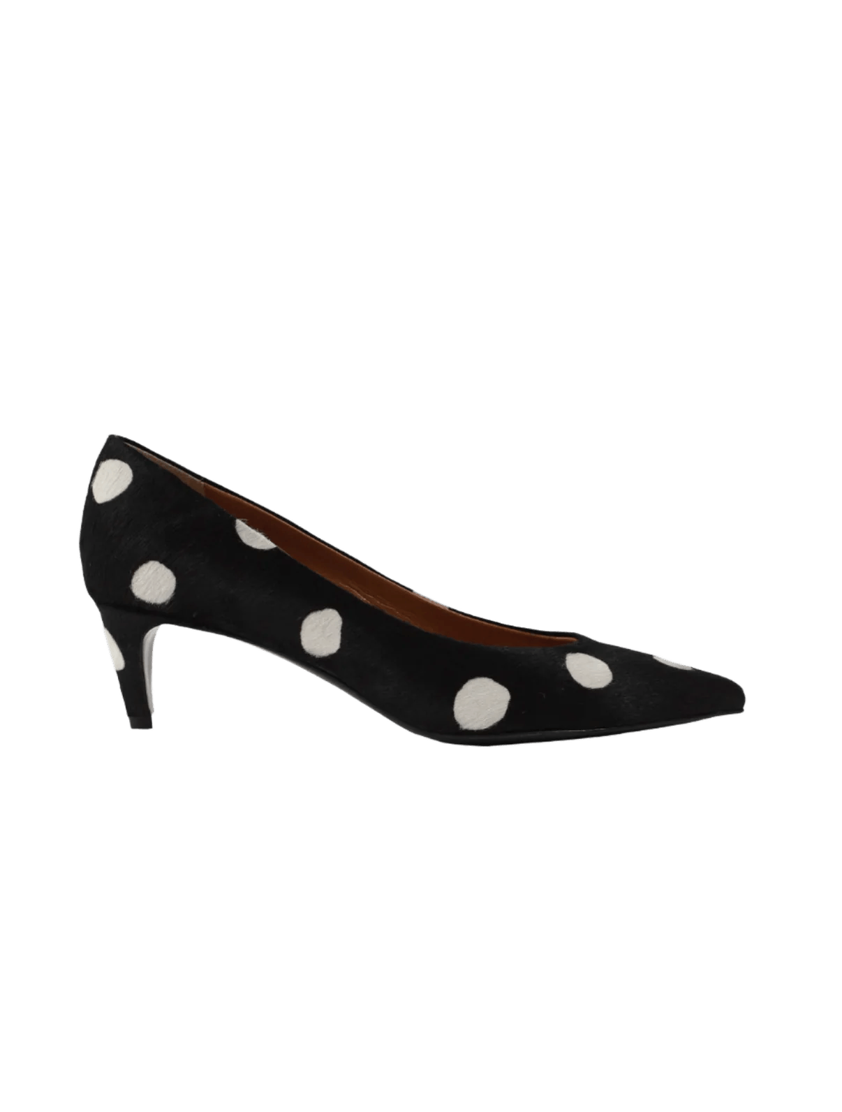 Marni o1w1db10125 Fur Heels in Black/White Size US 8 / IT 38 - 1 Thumbnail