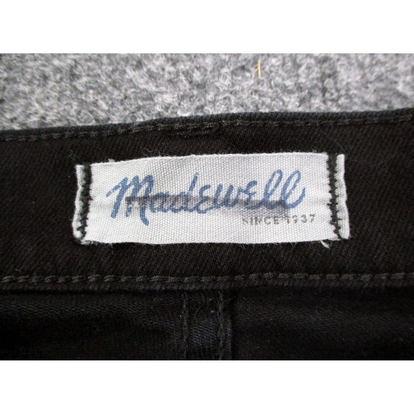 Madewell Madewell Jeans Women's 26 Black Denim Flare Bootcut Casual Wide Size 26" / US 2 / IT 38 - 7 Thumbnail