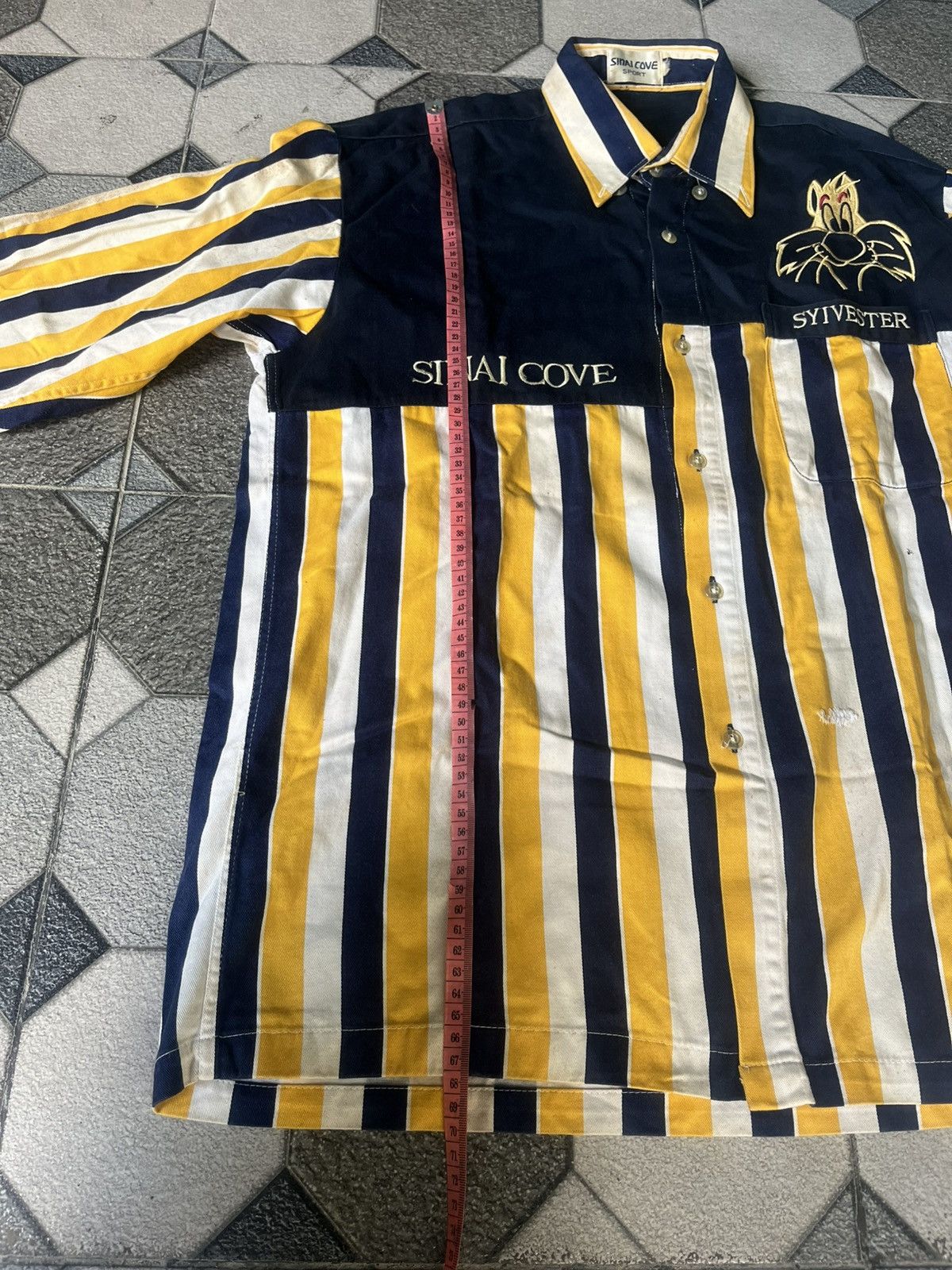 Vintage Vintage Sinai Cove Sport x Sylvester Looney Tunes Striped Size US L / EU 52-54 / 3 - 10 Thumbnail