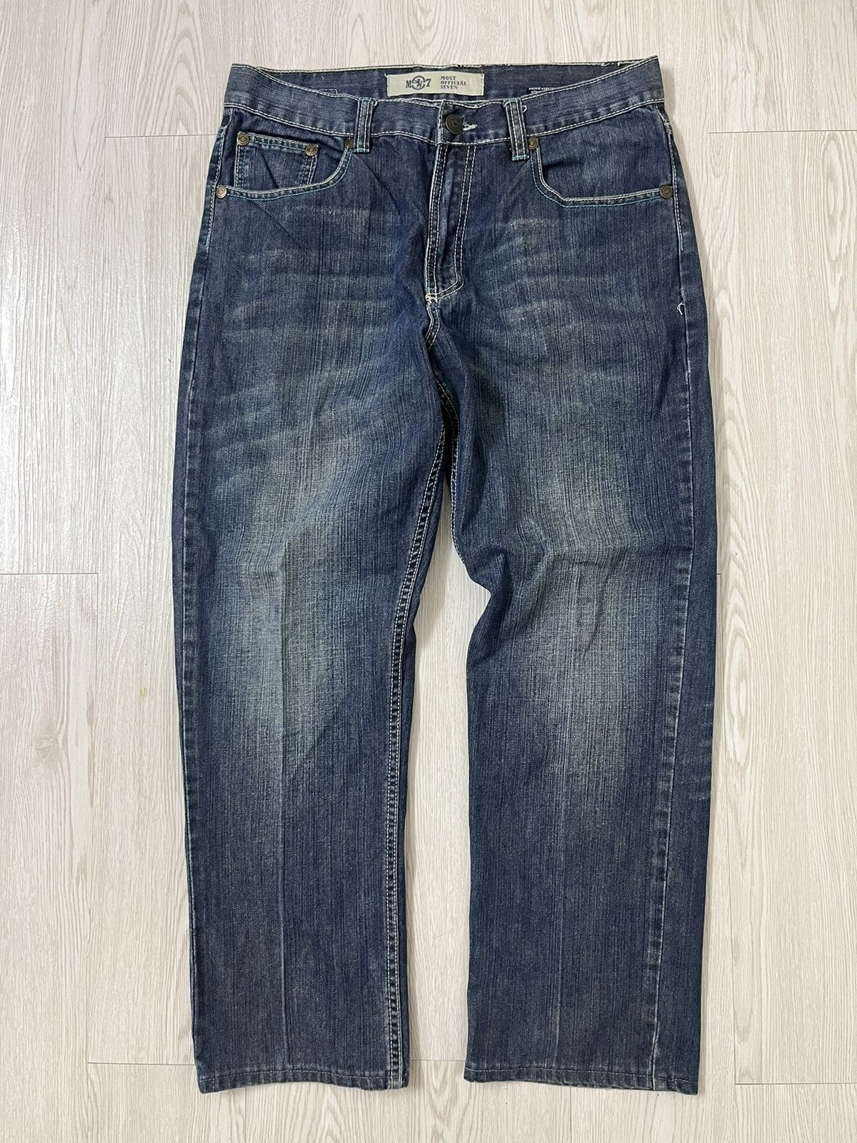 Ecko Unltd. × JNCO Vintage Y2K Most official Seven Jeans Size US 34 / EU 50 - 5 Thumbnail
