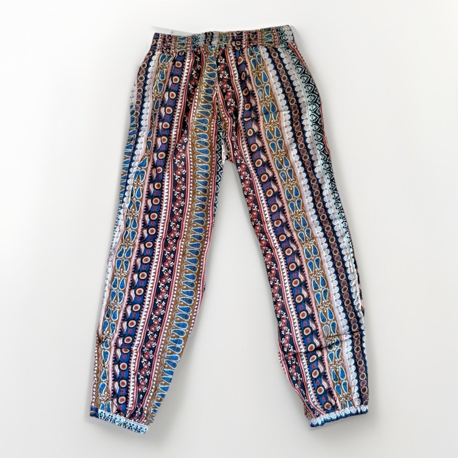 American Eagle Outfitters American Eagle Women's Multicolor Boho Beach Pants Size M Size 28" / US 6 / IT 42 - 6 Thumbnail