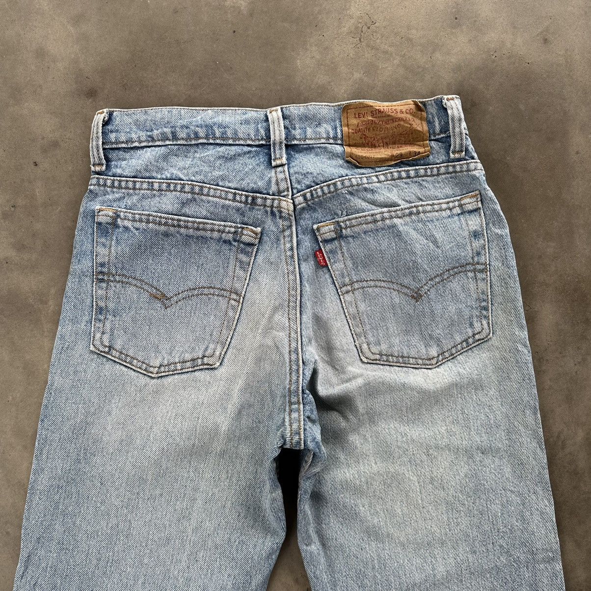 Jean × Levi's × Vintage Vintage Levi’s 510 USA Distressed Faded Denim Jean Pant W28 Size US 28 / EU 44 - 12 Thumbnail