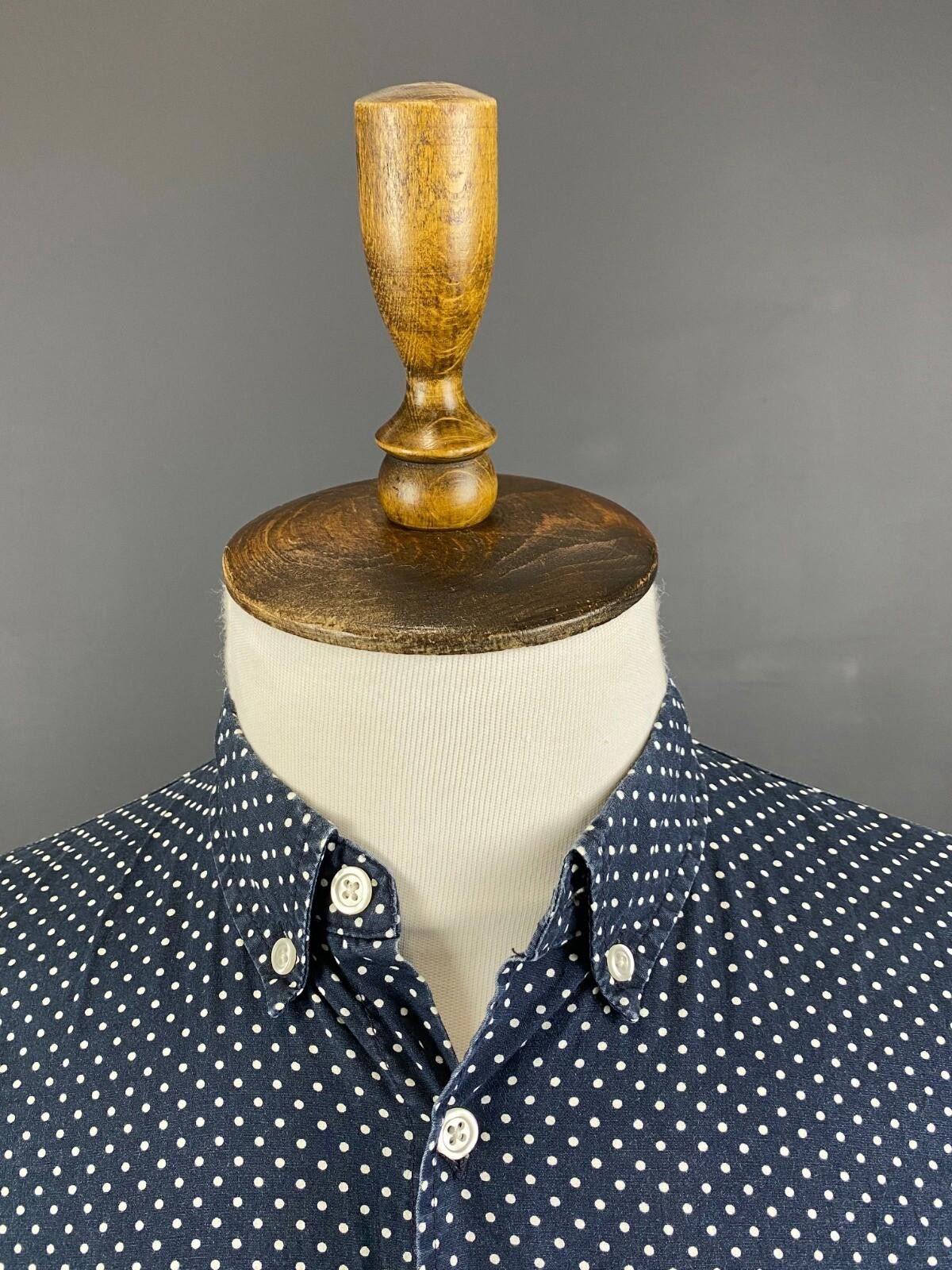 Carhartt Carhartt WIP Dots Shirt Blue Oxford Shirt Size S 37-38 Size US S / EU 44-46 / 1 - 4 Thumbnail