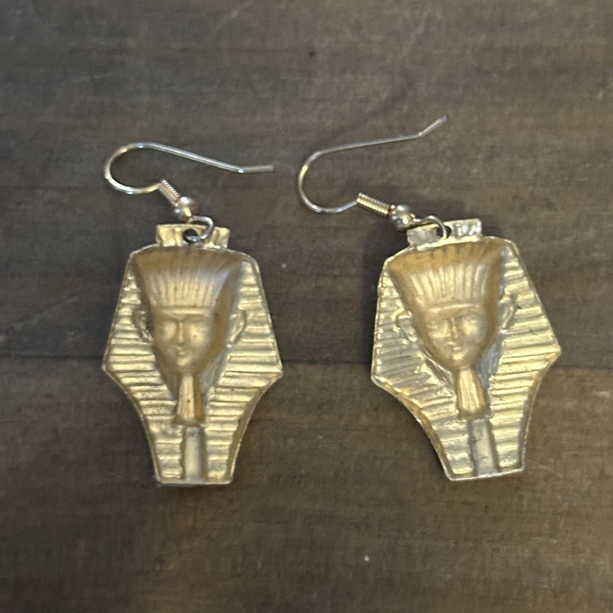 Vintage Vintage Egyptian Pharaoh dangle hook earrings Size ONE SIZE - 3 Thumbnail